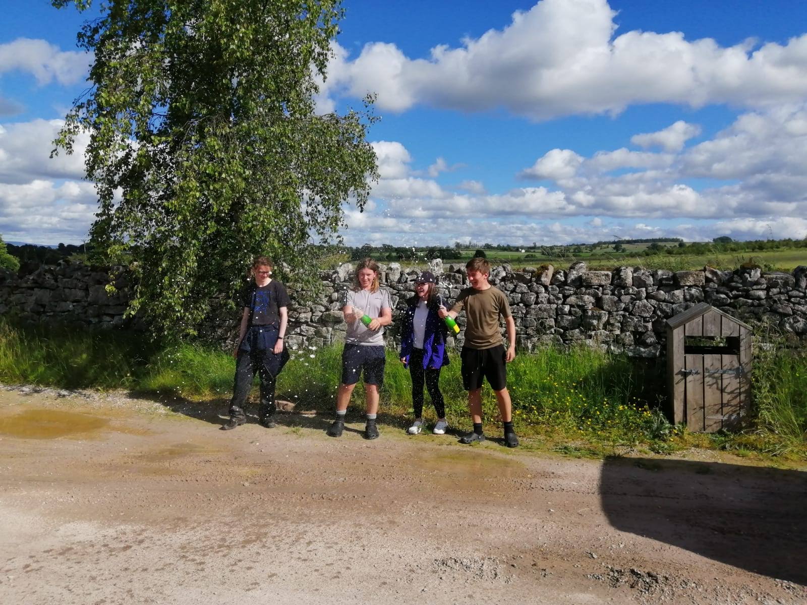 Our Group Celebrating the End of the Expedition