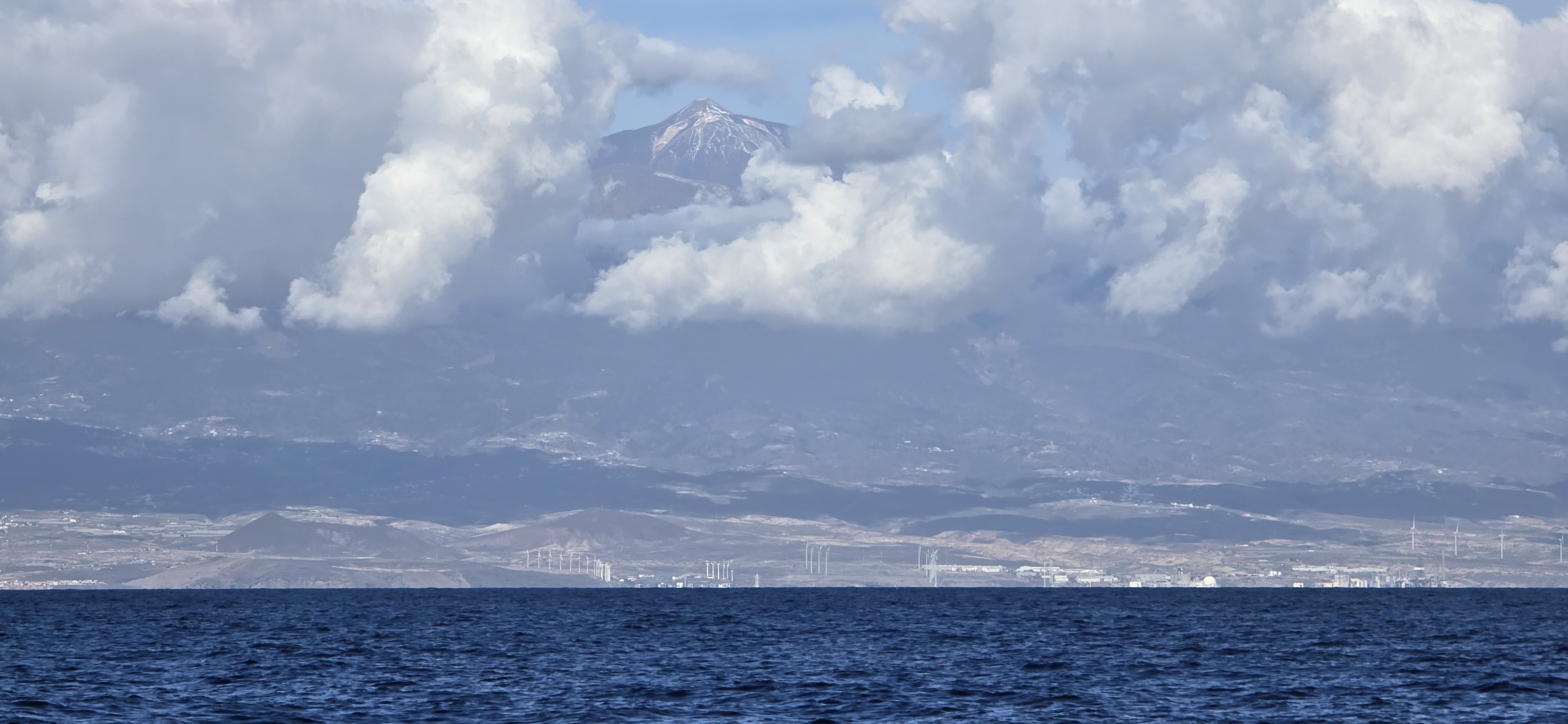 My View of Mount Teide Through the Clouds