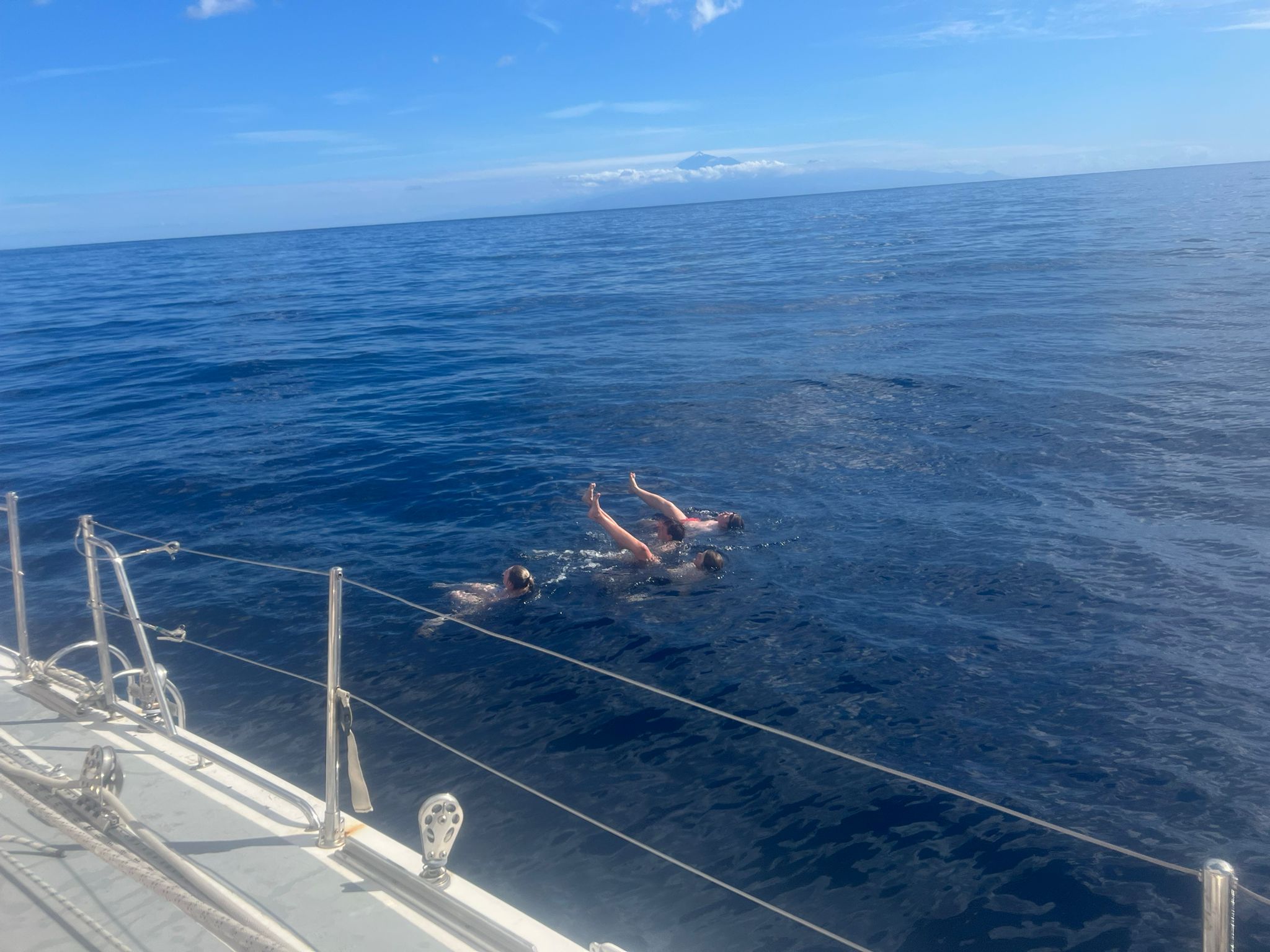 Swimming In the Atlantic on the Way to La Palma